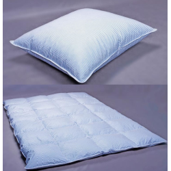 Kolekcia "White&Blue" (vankúš 70x90 + paplón 140x200) 80 % páper