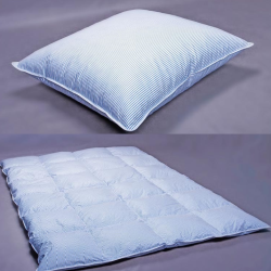 Kolekcia "White&Blue" (vankúš 70x90 + paplón 140x200) 80 % páper